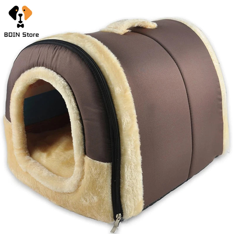 Cozy Indoor Dog House: Soft & Warm Nest for Small to Medium Pets