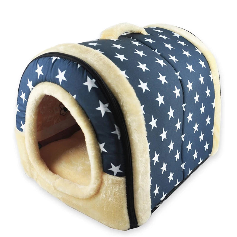 Cozy Indoor Dog House: Soft & Warm Nest for Small to Medium Pets