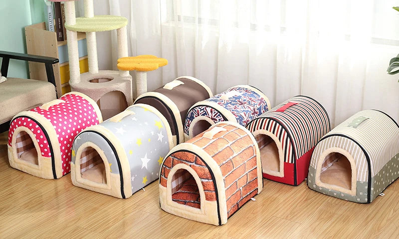 Cozy Indoor Dog House: Soft & Warm Nest for Small to Medium Pets