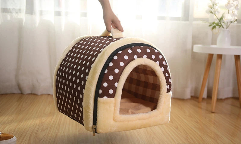 Cozy Indoor Dog House: Soft & Warm Nest for Small to Medium Pets