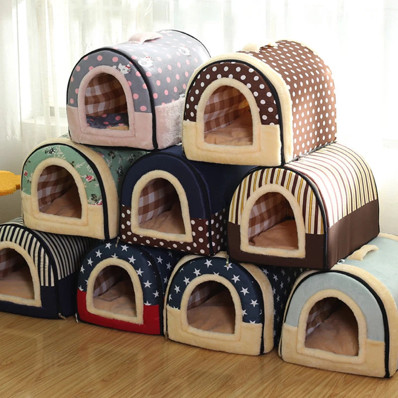 Cozy Indoor Dog House: Soft & Warm Nest for Small to Medium Pets