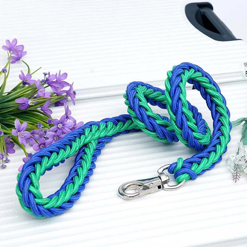 Strong & Durable Dog Leash with Heavy-Duty Buckle – Ideal for Big Breeds