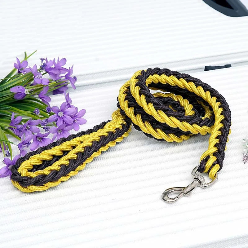 Strong & Durable Dog Leash with Heavy-Duty Buckle – Ideal for Big Breeds