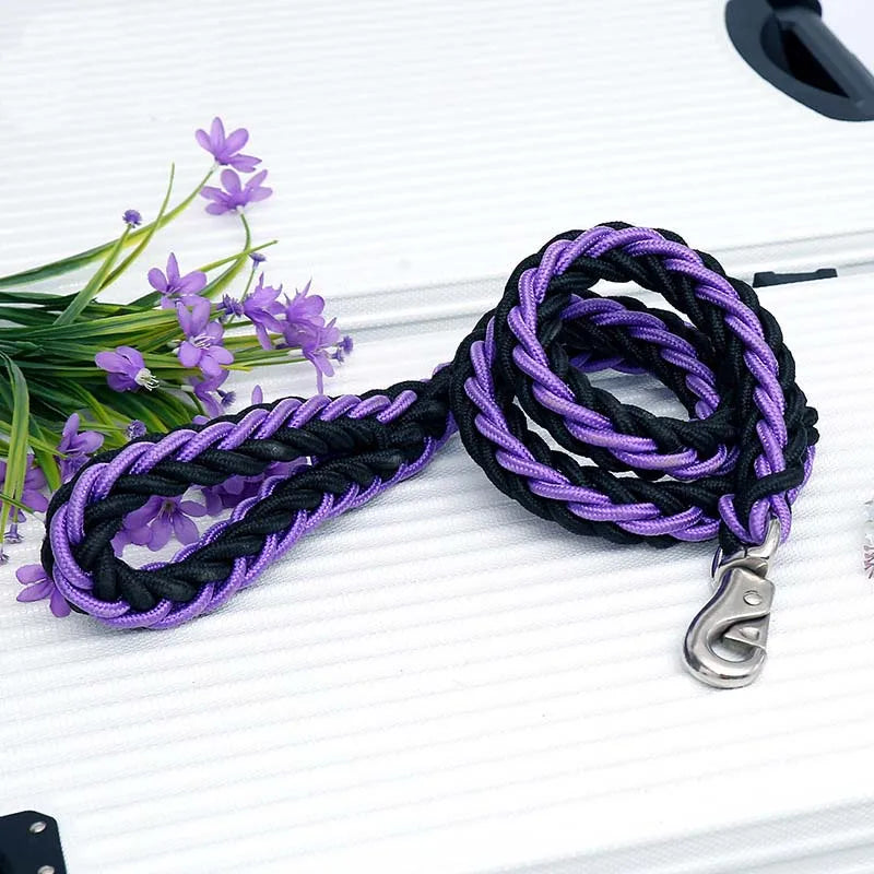 Strong & Durable Dog Leash with Heavy-Duty Buckle – Ideal for Big Breeds