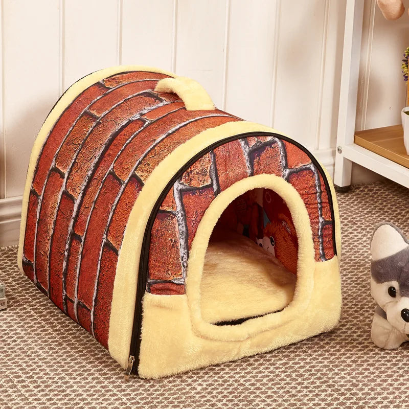 Cozy Indoor Dog House: Soft & Warm Nest for Small to Medium Pets