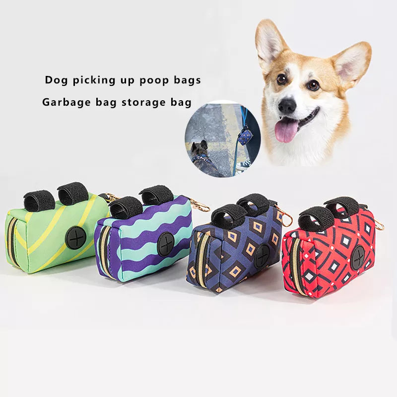 Portable Dog Poop Biodegradable Bag Dispenser Pouch Pet Puppy Cat Pick Up Poop Bag Holder Pets Supplies Garbage Bags - Pet Market Palace