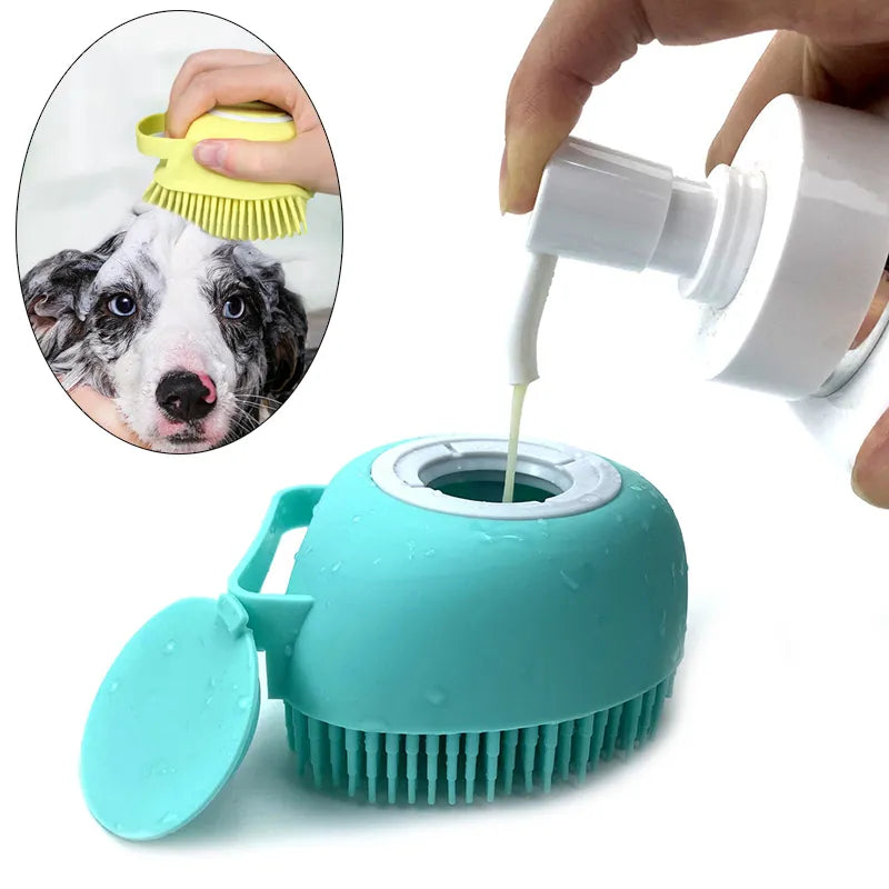 Soft Safety Silicone Pet Bathroom Bath Brush - Pet Market Palace