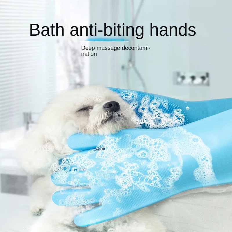 Pet Shower Gloves Brushes