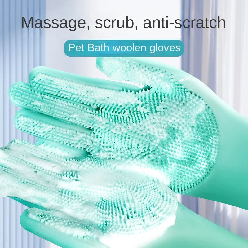 Pet Shower Gloves Brushes