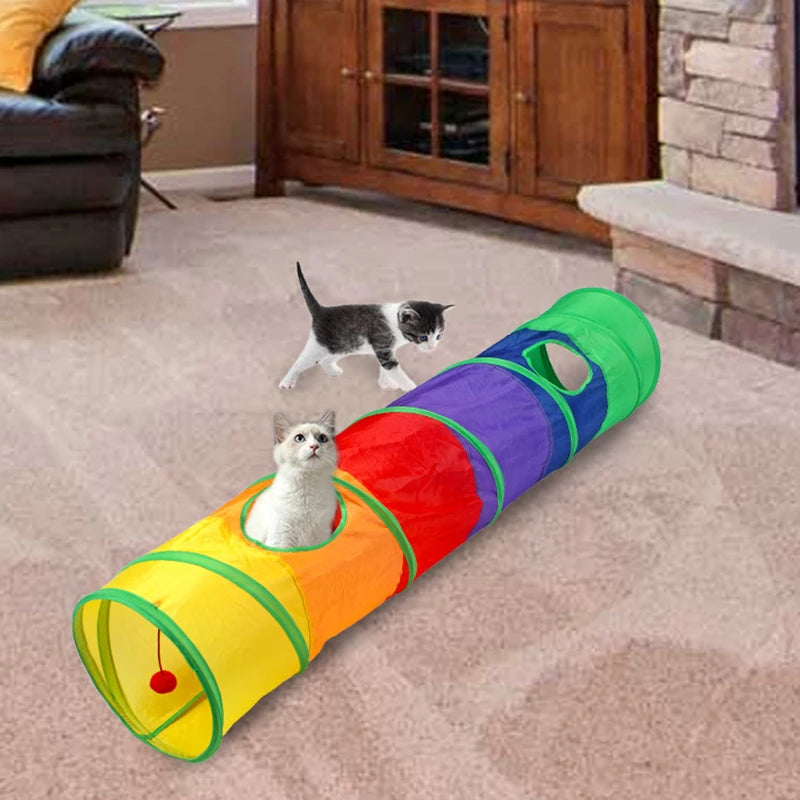 Cat Foldable Tunnel Tube - Pet Market Palace