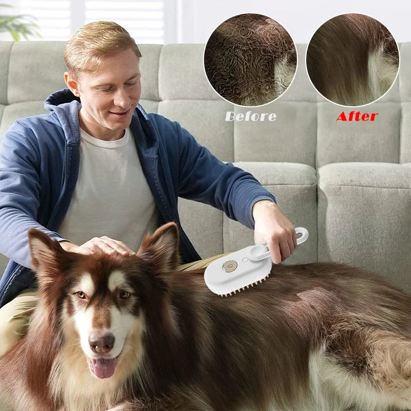 Multifunctional 3-in-1 Pet Grooming Comb - For Cats and Dogs