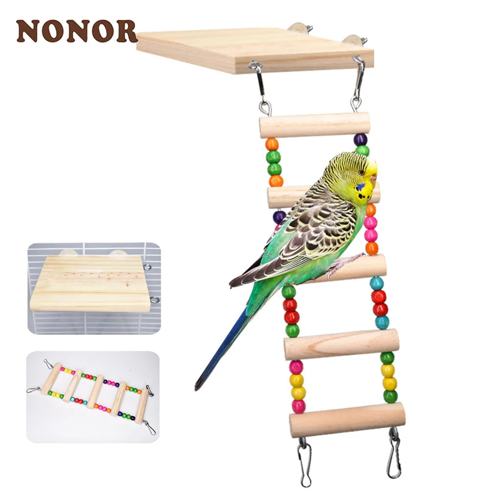 Parrot Hanging Ladder Bridge