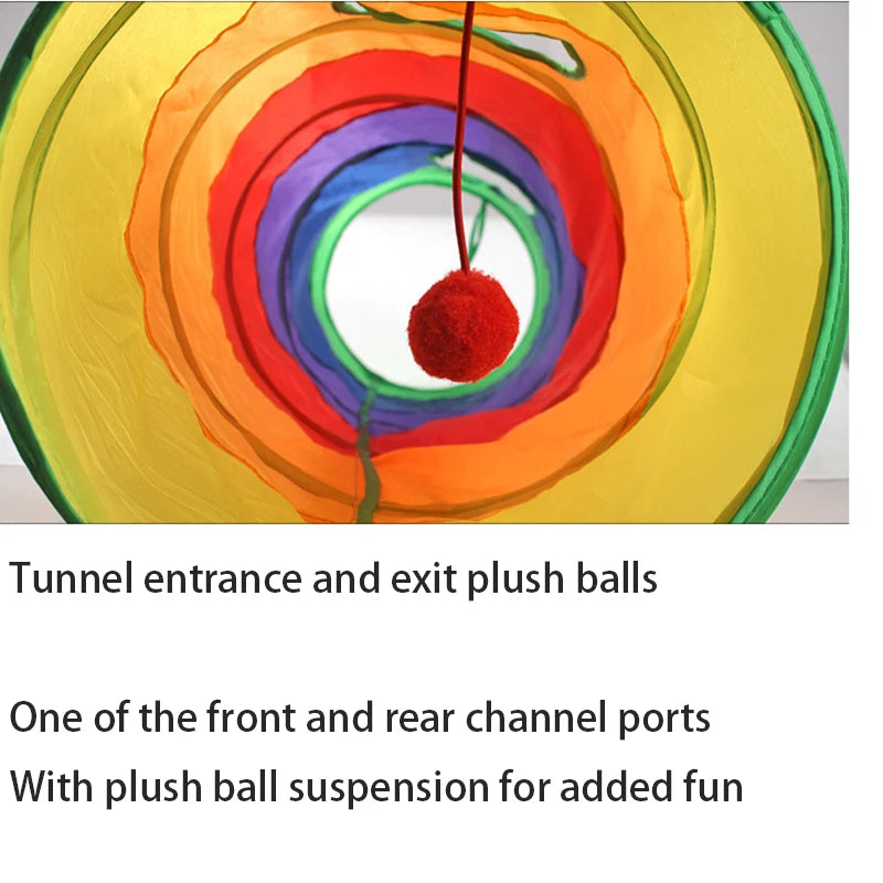 Cat Foldable Tunnel Tube - Pet Market Palace