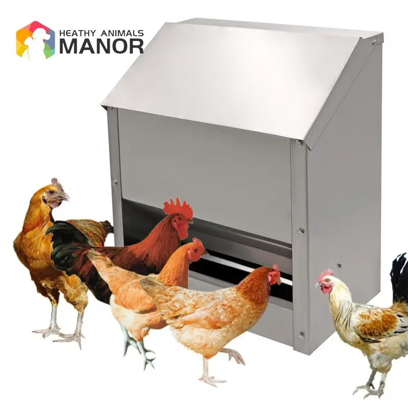 10L Stainless Steel Chicken Feed