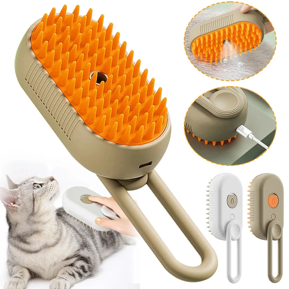 Multifunctional 3-in-1 Pet Grooming Comb - For Cats and Dogs