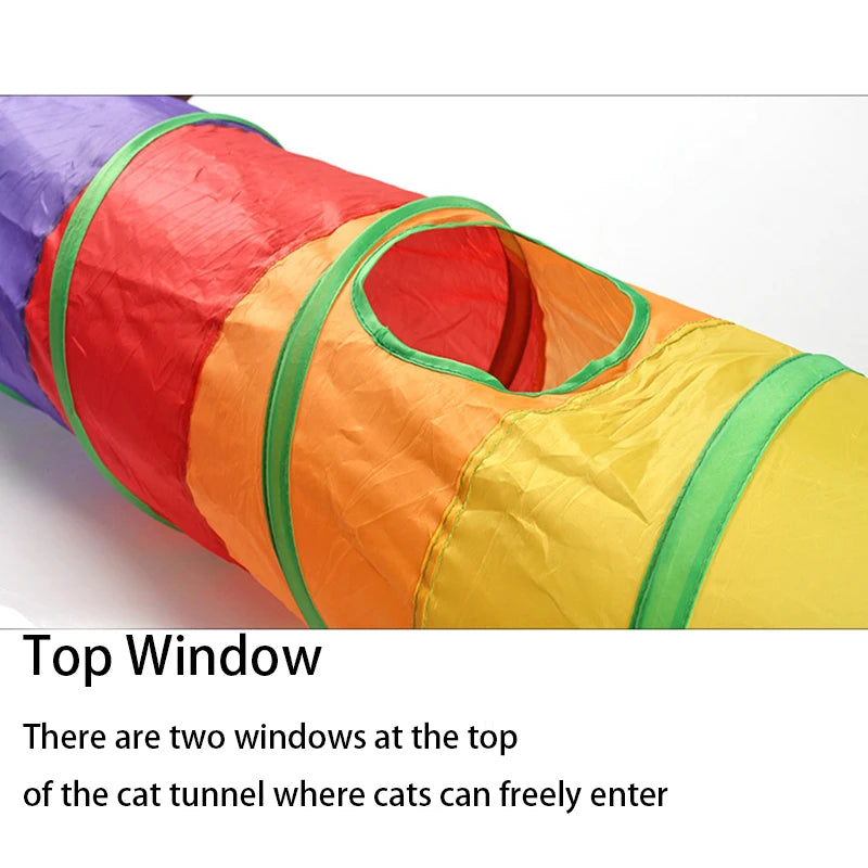 Cat Foldable Tunnel Tube - Pet Market Palace