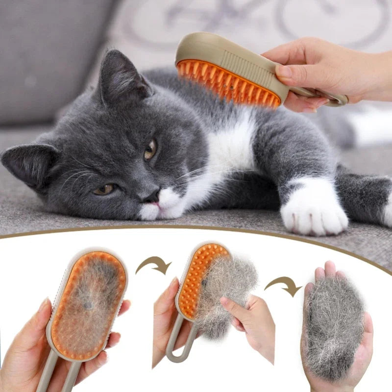 Multifunctional 3-in-1 Pet Grooming Comb - For Cats and Dogs