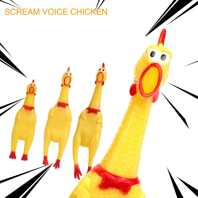 Screaming Chicken Squeezing Sound Toy - Pet Market Palace