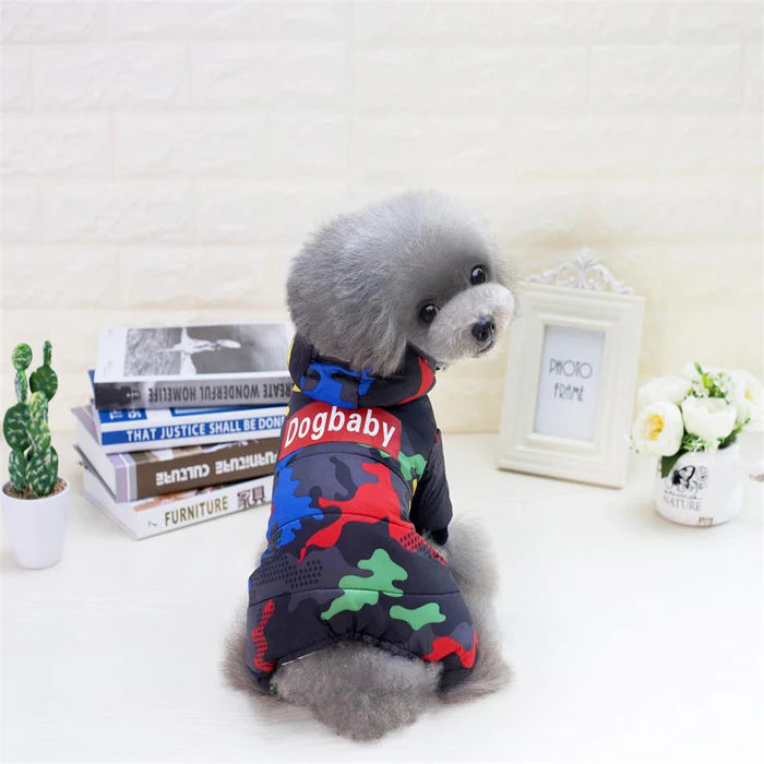 Waterproof Colourful Dog Hoodie